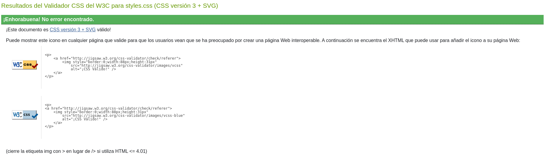Accesibilidad CSS